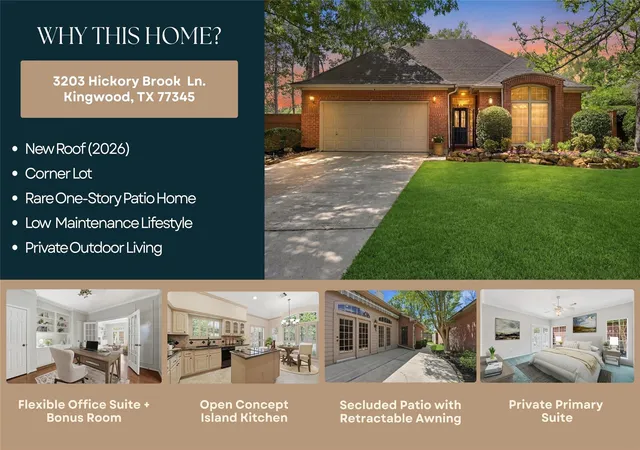 2nd image of 3203 Hickory Brook Ln, Kingwood, TX 77345 | MLS# 51206711