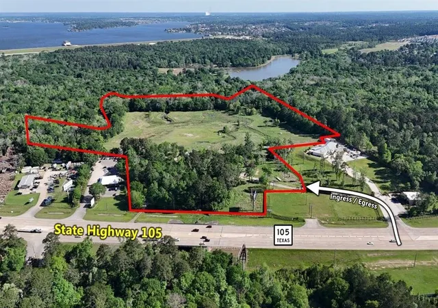 Photo 3 of Land for sale at 12824 Highway 105 W, Conroe, TX 77304 | MLS# 25126577 | Listing updated on 2025-04-16