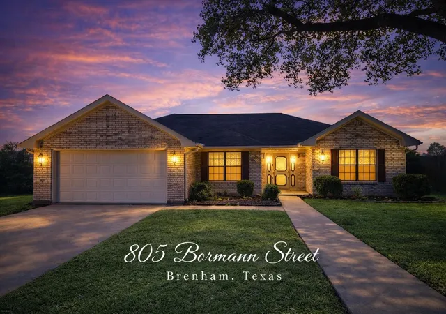 1st image of 805 Bormann St, Brenham, TX 77833 | MLS# 23014714