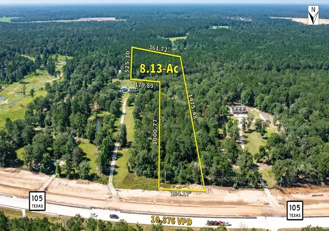 Photo 1 of Land for sale at 23132 Highway 105, Cleveland, TX 77328 | MLS# 43991405 | Listing updated on 2026-08-20