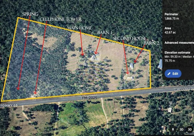 5th image of 6450 & 6390 Fm-2025, Coldspring, TX 77328 | MLS# 73514198