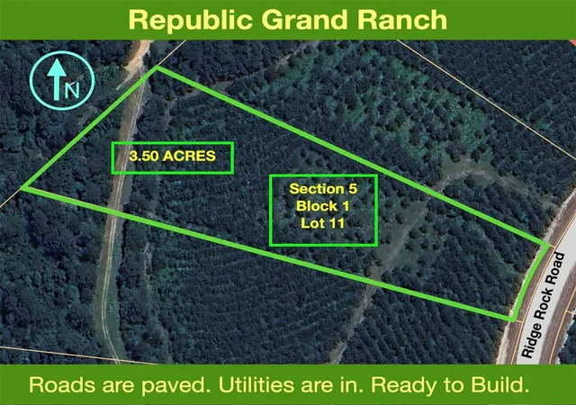 Photo 1 of Land for sale at 15699 Ridge Rock Rd, Willis, TX 77378 | MLS# 8930572 | Listing updated on 2026-07-26