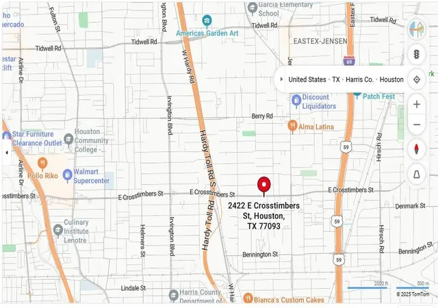 Photo 1 of Land for sale at 2422 E Crosstimbers St, Houston, TX 77093 | MLS# 67317055 | Listing updated on 2026-06-09