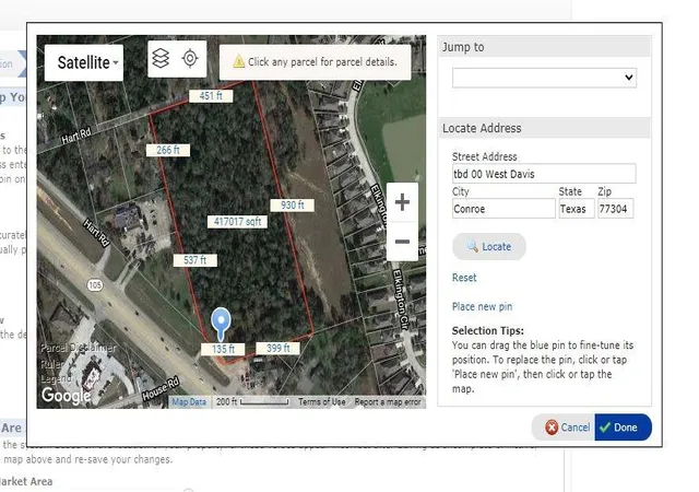 Photo 4 of Land for sale at 5030 W Davis St, Conroe, TX 77304 | MLS# 78553375 | Listing updated on 2026-09-03