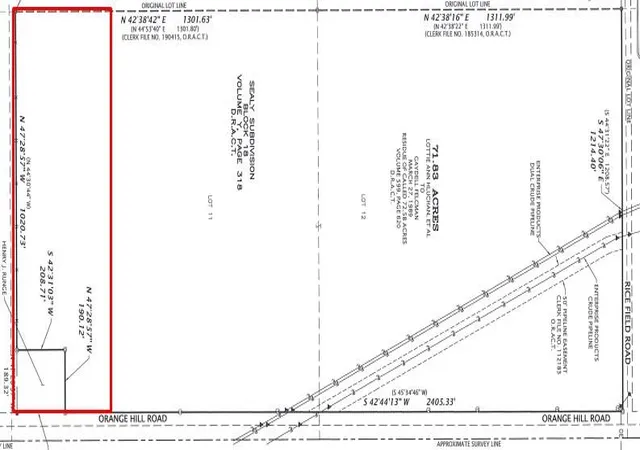 Photo 3 of Land for sale at 0 Orange Hl Rd, Sealy, TX 77474 | MLS# 91025941 | Listing updated on 2026-05-09