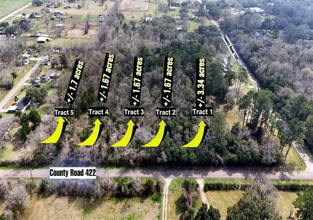 Photo 1 of Land for sale at 0 Tract 1 County Rd 422, Alvin, TX 77511 | MLS# 80888114 | Listing updated on 2026-07-24