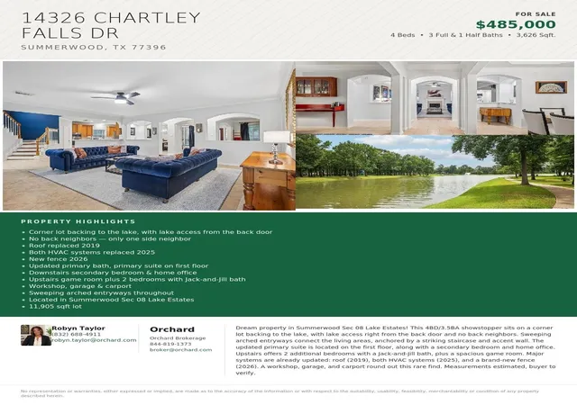 Photo 2 of Single family home for sale at 14326 Chartley Fls Dr, Houston, TX 77044 | MLS# 49863445 | Listing updated on 2026-09-19