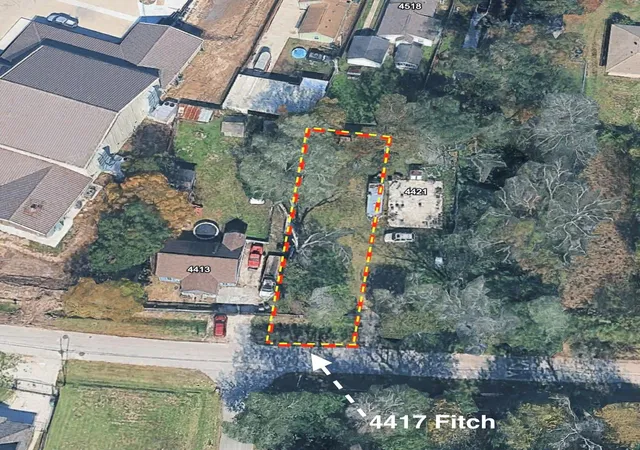 Photo 2 of Land for sale at 4417 Fitch St, Houston, TX 77016 | MLS# 57548051 | Listing updated on 2026-04-28