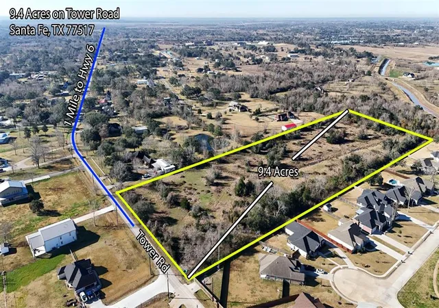Photo 3 of Land for sale at 00 Tower Rd, Santa Fe, TX 77517 | MLS# 59933644 | Listing updated on 2026-01-22