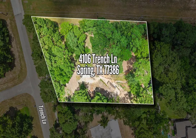 Photo 2 of Land for sale at 4106 Trench Ln, Spring, TX 77386 | MLS# 9987129 | Listing updated on 2026-07-19