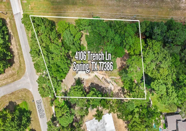 Photo 4 of Land for sale at 4106 Trench Ln, Spring, TX 77386 | MLS# 9987129 | Listing updated on 2026-07-19