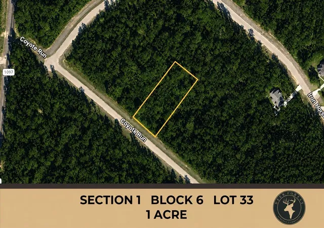 Photo 1 of Land for sale at 110 Coyote Run, Willis, TX 77378 | MLS# 75895470 | Listing updated on 2026-09-05