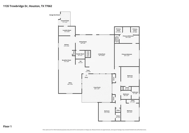 21st image of 1135 Trowbridge Dr, Houston, TX 77062 | MLS# 84513492