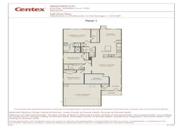 Photo 2 of Sale Pending at 7110 Thomas James Ct, Cove, TX 77523 | MLS# 50970761 | Listing updated on 2026-09-01