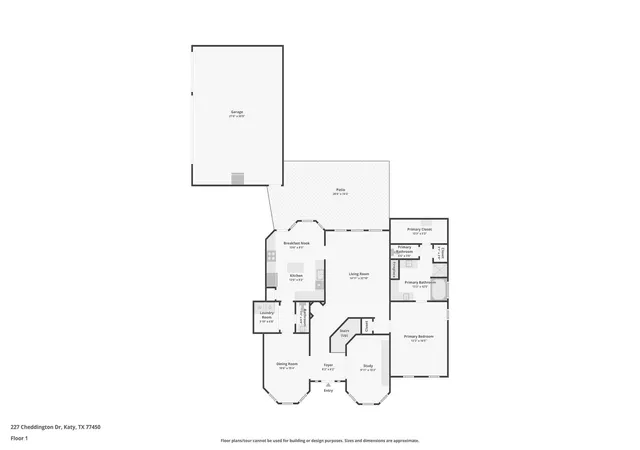 Photo 3 of Single family home for sale at 227 Cheddington Dr, Katy, TX 77450 | MLS# 2264720 | Listing updated on 2026-09-19