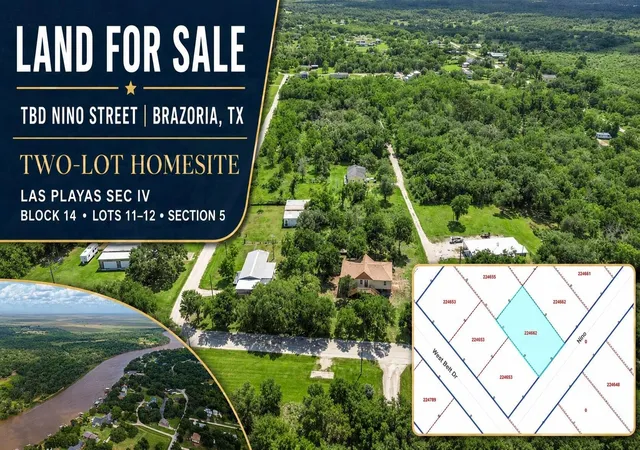 Photo 1 of Land for sale at Tbd Nino St, Brazoria, TX 77422 | MLS# 56230751 | Listing updated on 2026-08-03