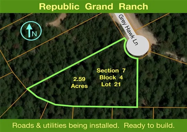 Photo 1 of Land for sale at 15707 Grey Hawk Ln, Willis, TX 77378 | MLS# 23641595 | Listing updated on 2026-09-14