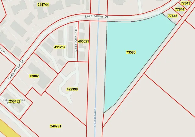 Photo 3 of Land for sale at 0000 Lake Arthur Dr, Port Arthur, TX 77642 | MLS# 92472271 | Listing updated on 2026-04-27