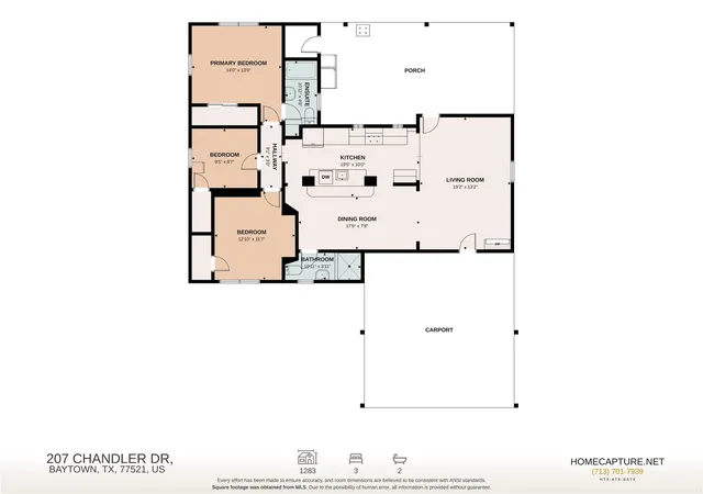 39th image of 207 Chandler Dr, Baytown, TX 77521 | MLS# 53326557