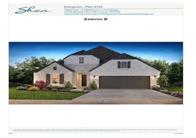Photo 1 of Single family home for sale at 15970 Mahogany Mist Dr, Conroe, TX 77302 | MLS# 56021908 | Listing updated on 2026-07-22
