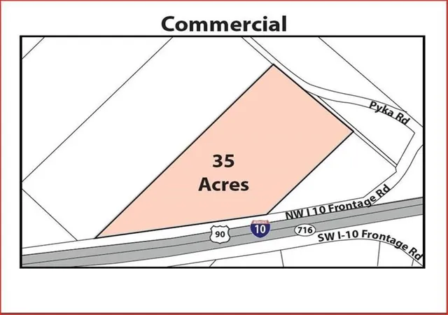 Photo 1 of Land for sale at 00 I 10w Frontage And Pyka, Sealy, TX 77474 | MLS# 47686158 | Listing updated on 2025-12-29