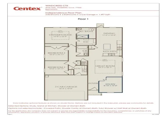 Photo 2 of Sale Pending at 6706 Camila St, Cove, TX 77523 | MLS# 21171523 | Listing updated on 2026-09-17