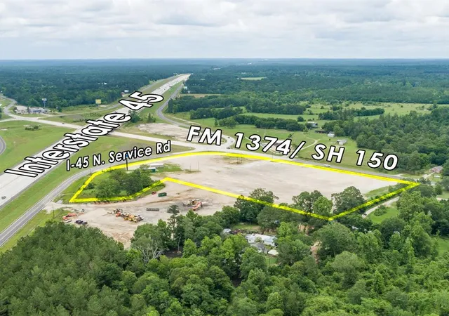 Photo 3 of Land for sale at 0 N I-45 N Service Rd, New Waverly, TX 77358 | MLS# 81172706 | Listing updated on 2026-09-01