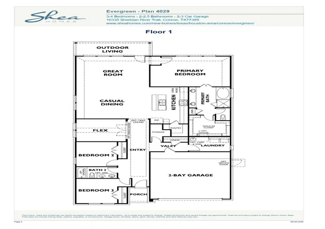 Photo 2 of Single family home for sale at 15830 Wild Rose Bnd Dr, Conroe, TX 77302 | MLS# 33773463 | Listing updated on 2026-07-29
