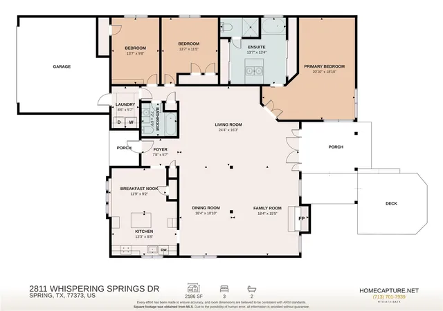 Homes for sale in Spring, TX | 2811 Whispering Springs Dr, Spring, TX 77373 | MLS# 10282985