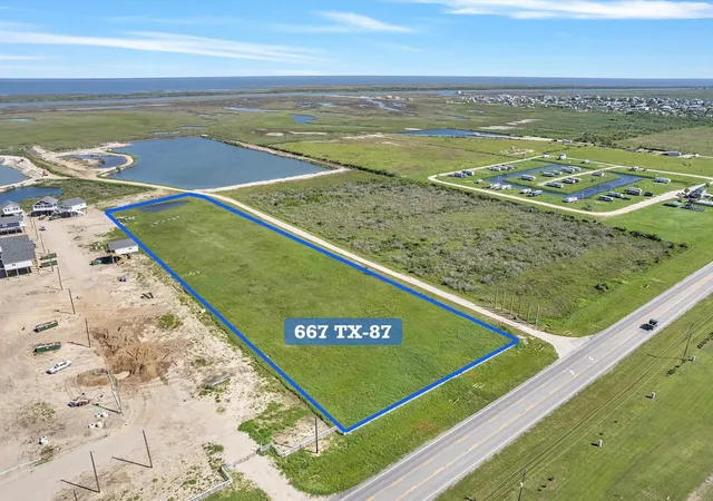 Photo 3 of Land for sale at 667 Highway 87, Port Bolivar, TX 77650 | MLS# 67535016 | Listing updated on 2026-09-02