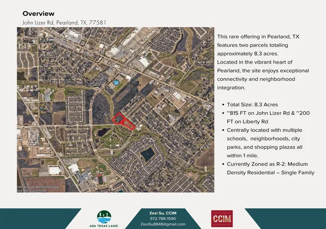2nd image of Tbd John Lizer Rd, Pearland, TX 77581 | MLS# 65086337