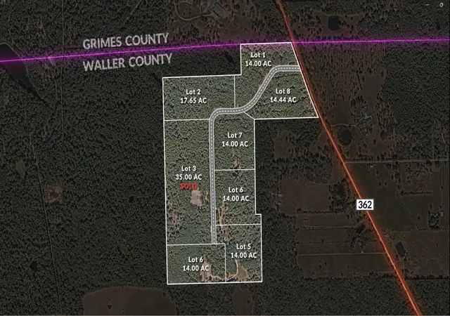 Photo 2 of Land for sale at 0007 Evergreen Lot 7 Fm 362 2 Rd, Waller, TX 77484 | MLS# 17027447 | Listing updated on 2026-08-21