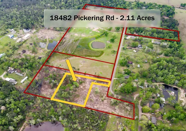 Photo 1 of Land for sale at 18482 Pickering Rd, Conroe, TX 77302 | MLS# 11408629 | Listing updated on 2026-07-01