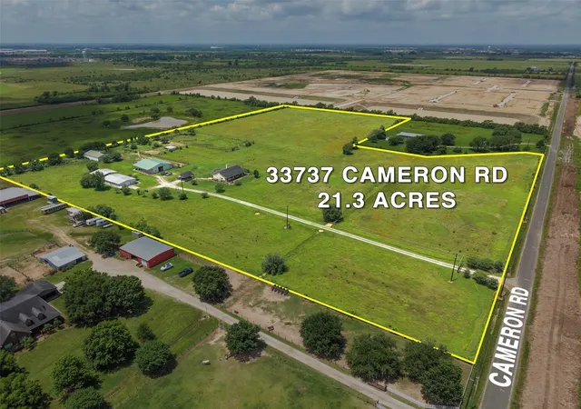 Photo 1 of Land for sale at 33737 Cameron Rd, Waller, TX 77484 | MLS# 68665530 | Listing updated on 2026-09-10