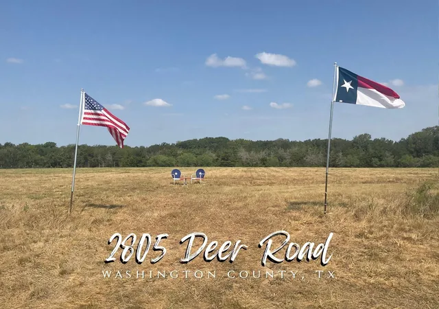 Photo 1 of Land for sale at 2805 Deer Rd, Brenham, TX 77833 | MLS# 77541846 | Listing updated on 2026-09-02