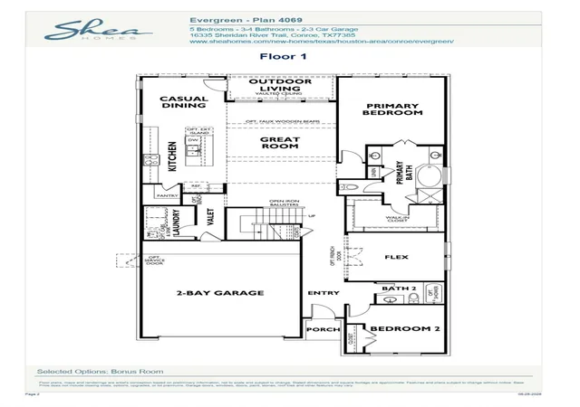 Photo 2 of Sale Pending at 15838 Wild Rose Bnd Dr, Conroe, TX 77302 | MLS# 68362079 | Listing updated on 2026-09-14