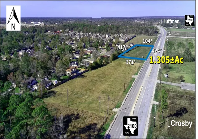 Photo 1 of Land for sale at 0 Fm2100, Crosby, TX 77532 | MLS# 92440955 | Listing updated on 2026-08-05