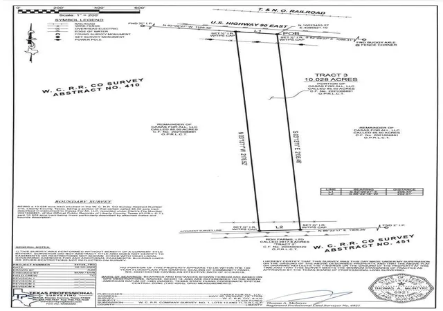 Photo 2 of Land for sale at 15278 Us Hwy 90 Tract 3, Liberty, TX 77575 | MLS# 86841842 | Listing updated on 2026-04-24