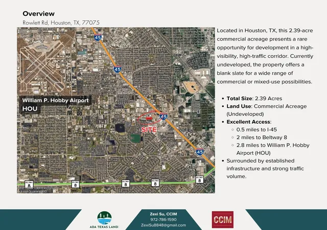 Photo 3 of Land for sale at Tbd Rowlett Rd, Houston, TX 77075 | MLS# 7043967 | Listing updated on 2026-06-04