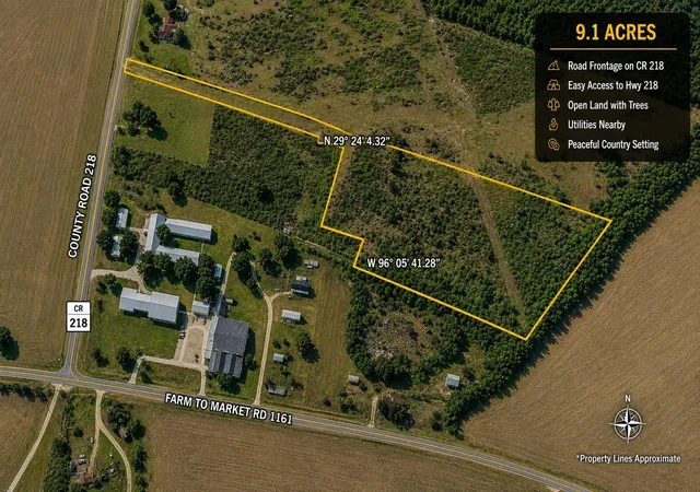 Photo 1 of Land for sale at 00 Country Rd 218, Wharton, TX 77488 | MLS# 22375325 | Listing updated on 2026-08-24