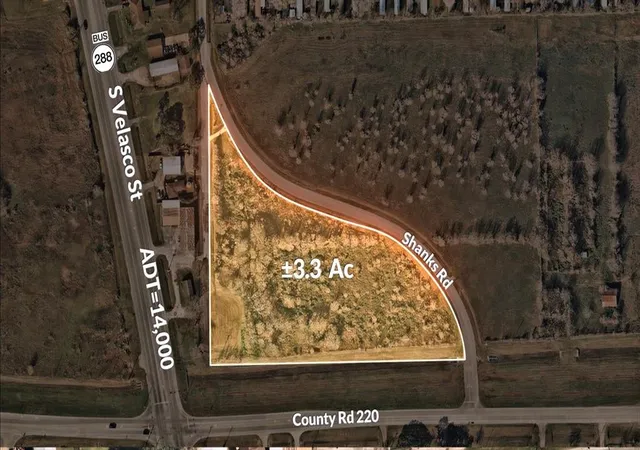 Photo 1 of Land for sale at 00 Shanks Rd, Clute, TX 77531 | MLS# 98578246 | Listing updated on 2026-07-20