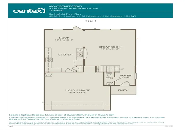 Photo 2 of Single family home for sale at 914 Silver Buckle Ln, Montgomery, TX 77356 | MLS# 10409999 | Listing updated on 2026-08-30