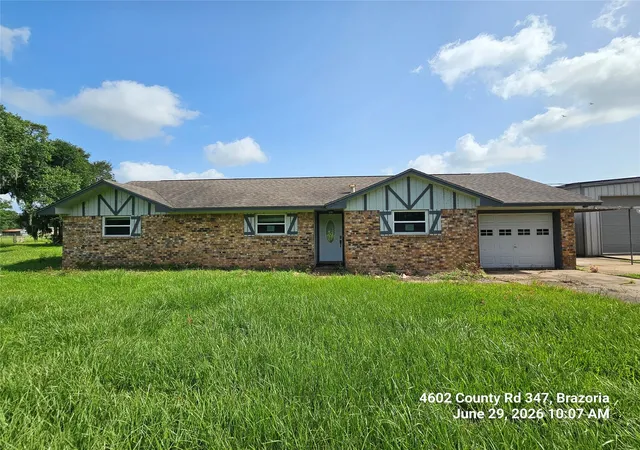 Photo 1 of Sale Pending at 4602 County Rd 347, Brazoria, TX 77422 | MLS# 5154159 | Listing updated on 2026-08-28