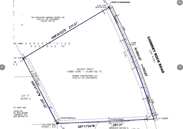 Photo 3 of Land for sale at 15734 Chimney Rock Rd, Missouri City, TX 77489 | MLS# 32035706 | Listing updated on 2026-07-23