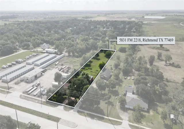Photo 1 of Land for sale at 5831 Fm 2218 Rd, Richmond, TX 77469 | MLS# 50862359 | Listing updated on 2026-10-06