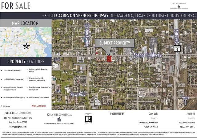 Photo 1 of Land for sale at 4914 Spencer Hwy, Pasadena, TX 77505 | MLS# 24085580 | Listing updated on 2026-05-17