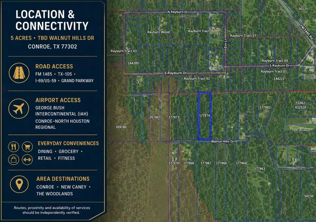 Photo 2 of Land for sale at Tbd Walnut Hills Dr, Conroe, TX 77302 | MLS# 58780947 | Listing updated on 2026-08-03
