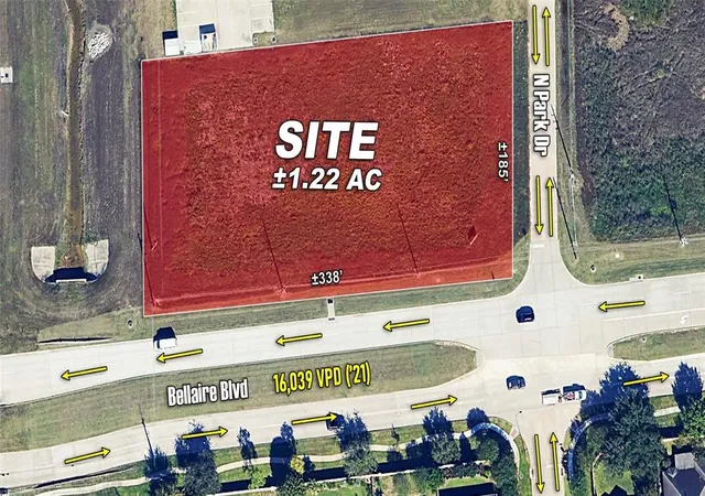 Photo 2 of Land for sale at 0 Bellaire Blvd, Richmond, TX 77406 | MLS# 26066404 | Listing updated on 2026-02-23