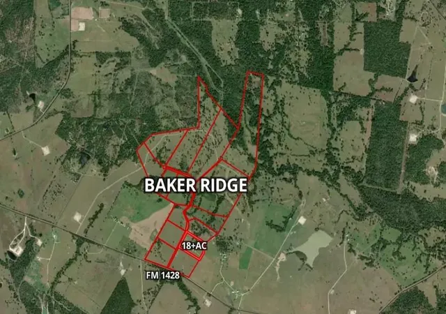 Photo 2 of Land for sale at Tbd 18 Ac Baker Ridge Rd, Madisonville, TX 75852 | MLS# 56227228 | Listing updated on 2026-09-09