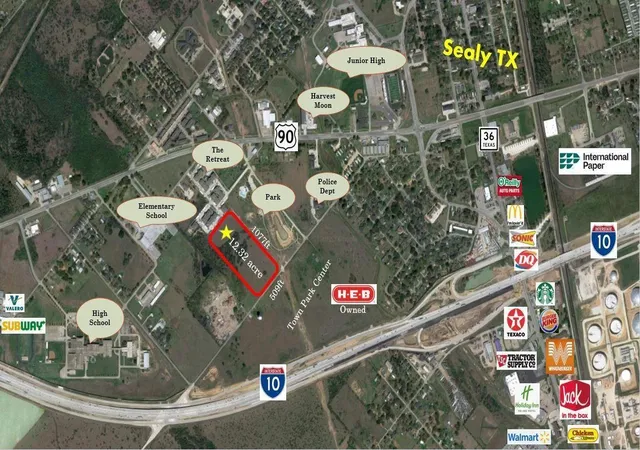 Land for sale at 1500 Rexville Rd, Sealy, TX 77474 | MLS# 32893026
